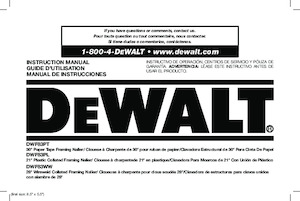 Nailers & Staplers DEWALT DWF83PT