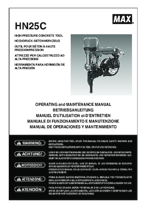 Nailers & Staplers MAX USA CORP. HN25C