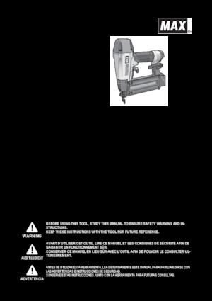 Çivi Zımbaları MAX USA CORP. NF255FA/18