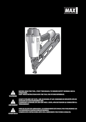 Nailers & Staplers MAX USA CORP. NF665A/15