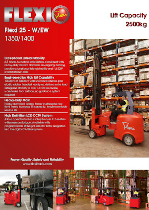 Narrow Aisle Forklifts VNA Flexi 25W