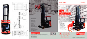 Dar Koridorlu Forkliftler VNA Noblelift OPX 33