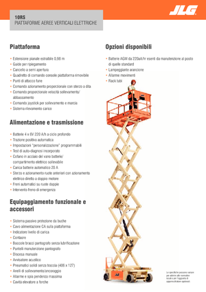 Tekerlekli makas asansörleri JLG 10RS
