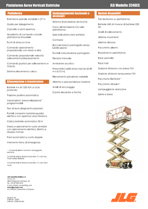 Wheeled scissor lifts JLG 3246ES