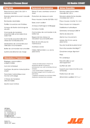 Wheeled scissor lifts JLG 3394RT