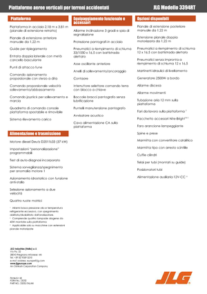 Wheeled scissor lifts JLG 3394RT