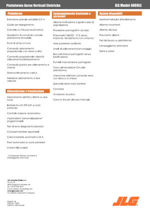 Wheeled scissor lifts JLG 4069LE