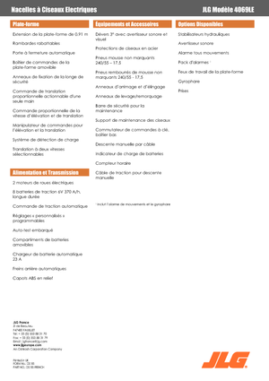 Wheeled scissor lifts JLG 4069LE