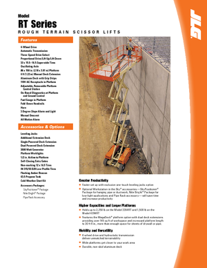 Wheeled scissor lifts JLG 4394RT