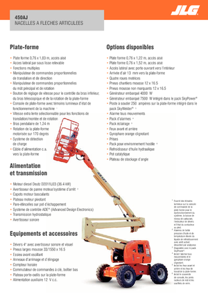 Wheeled Articulating Boom Lifts JLG 450AJ