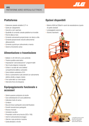Wheeled scissor lifts JLG 6RS