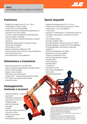 Wheeled Telescopic Boom Lifts JLG 660SJ