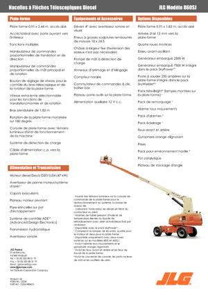 Wheeled Telescopic Boom Lifts JLG 860SJ