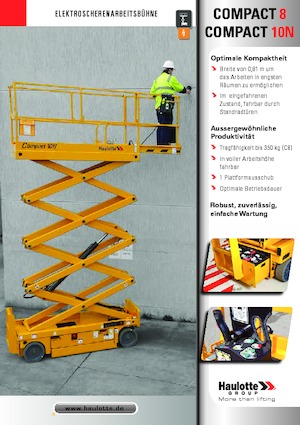 Tekerlekli makas asansörleri Haulotte Compact 10N