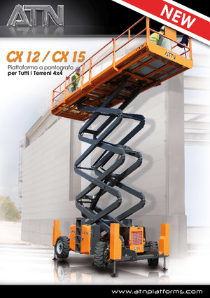 Wheeled scissor lifts ATN CX 12