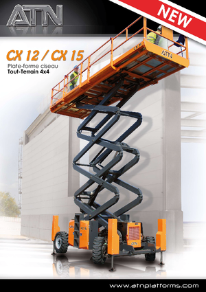 Wheeled scissor lifts ATN CX 12