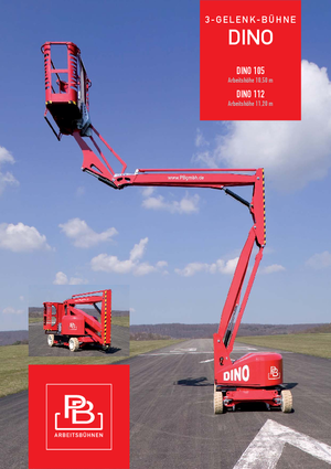 Tekerlekli Mafsall Bomlu Asansörler PB Dino 112