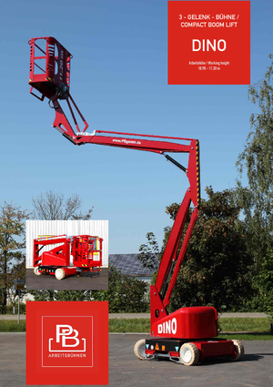 Wheeled Articulating Boom Lifts PB DINO 112 II
