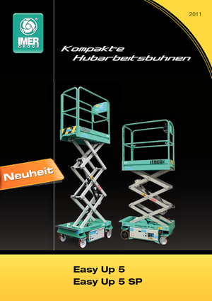 Wheeled scissor lifts Iteco Easy Up 5