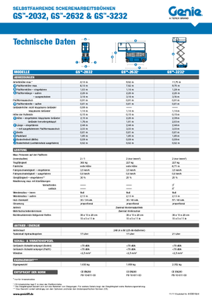 Wheeled scissor lifts Genie GS-2632