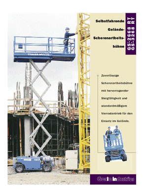 Wheeled scissor lifts Genie GS-3268 RT