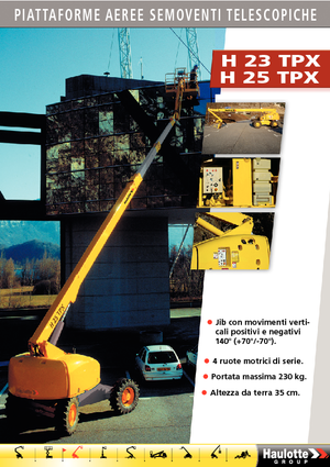 Wheeled Telescopic Boom Lifts Haulotte H 23 TPX