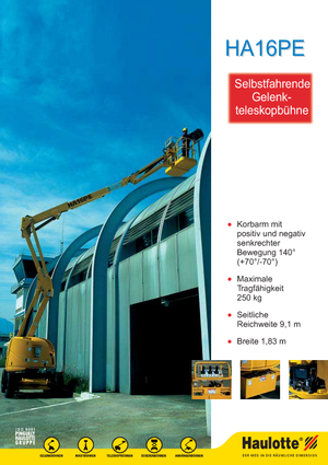 Wheeled Articulating Boom Lifts Haulotte HA 16 PE