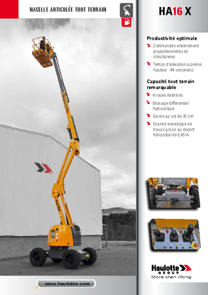 Wheeled Articulating Boom Lifts Haulotte HA 16 X