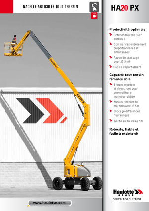 Wheeled Articulating Boom Lifts Haulotte HA 20 PX