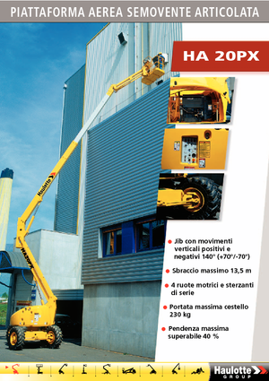 Wheeled Articulating Boom Lifts Haulotte HA 20 PX