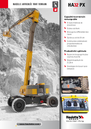 Wheeled Articulating Boom Lifts Haulotte HA 32 PX