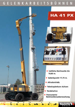 Wheeled Articulating Boom Lifts Haulotte HA 41 PX