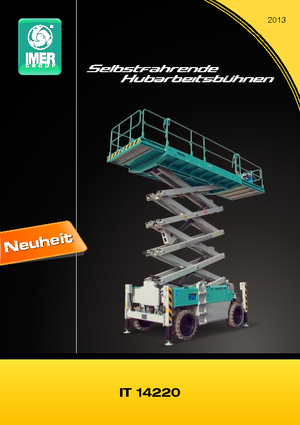 Wheeled scissor lifts Iteco IT 14220 D