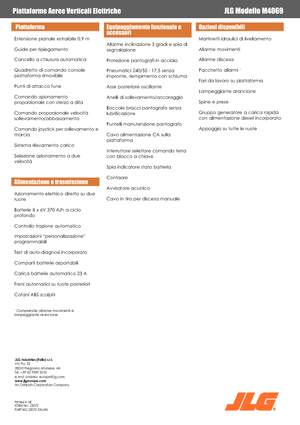 Wheeled scissor lifts JLG M4069LE