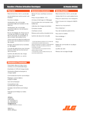 Wheeled Articulating Boom Lifts JLG M450AJ