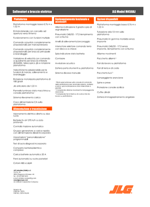 Wheeled Articulating Boom Lifts JLG M450AJ