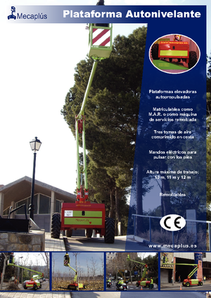 Wheeled Articulating Boom Lifts Mecaplús MTP 12