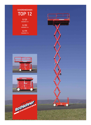 Wheeled scissor lifts PB PB S171-12E