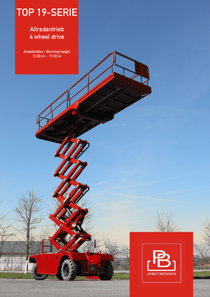 Tekerlekli makas asansörleri PB PB S175-19E 4x4