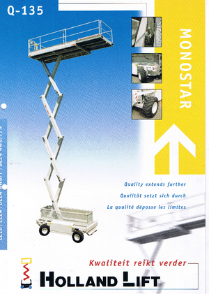 Tekerlekli makas asansörleri Holland-Lift Q 135 DL 24 4WD P/N