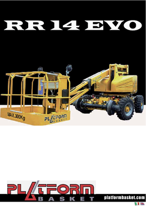 Wheeled Telescopic Boom Lifts Basket Rail Road