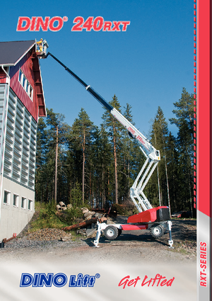 Tekerlekli Mafsall Bomlu Asansörler Dino Lift Rhino 240 RXT