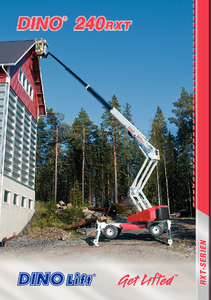 Tekerlekli Mafsall Bomlu Asansörler Dino Lift Rhino 240 RXT