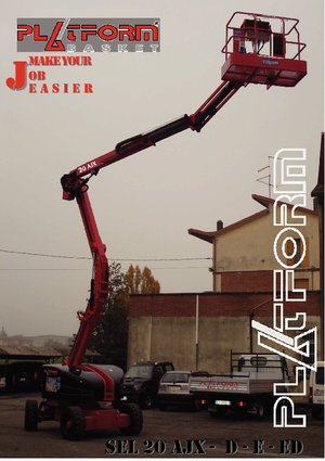 Tekerlekli Mafsall Bomlu Asansörler Basket SEL 20 AJX