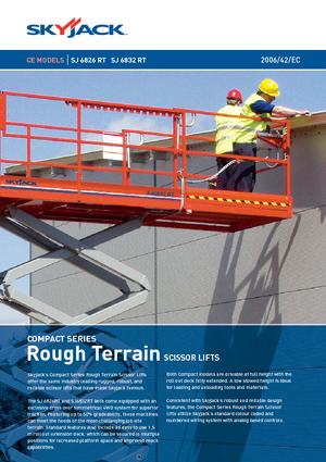 Wheeled scissor lifts Skyjack SJ 6826 RT