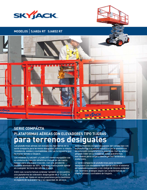 Wheeled scissor lifts Skyjack SJ 6832 RT