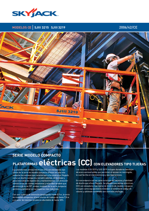Wheeled scissor lifts Skyjack SJ III 3219