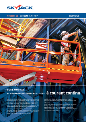 Wheeled scissor lifts Skyjack SJ III 3219