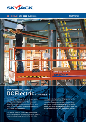 Wheeled scissor lifts Skyjack SJ III 3226 M