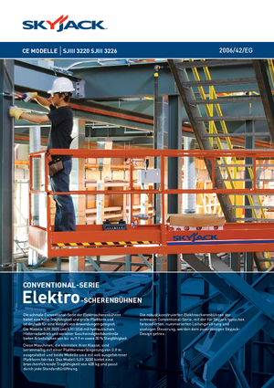 Wheeled scissor lifts Skyjack SJ III 3226 M